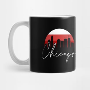 Chicago Basketball Skyline Mug